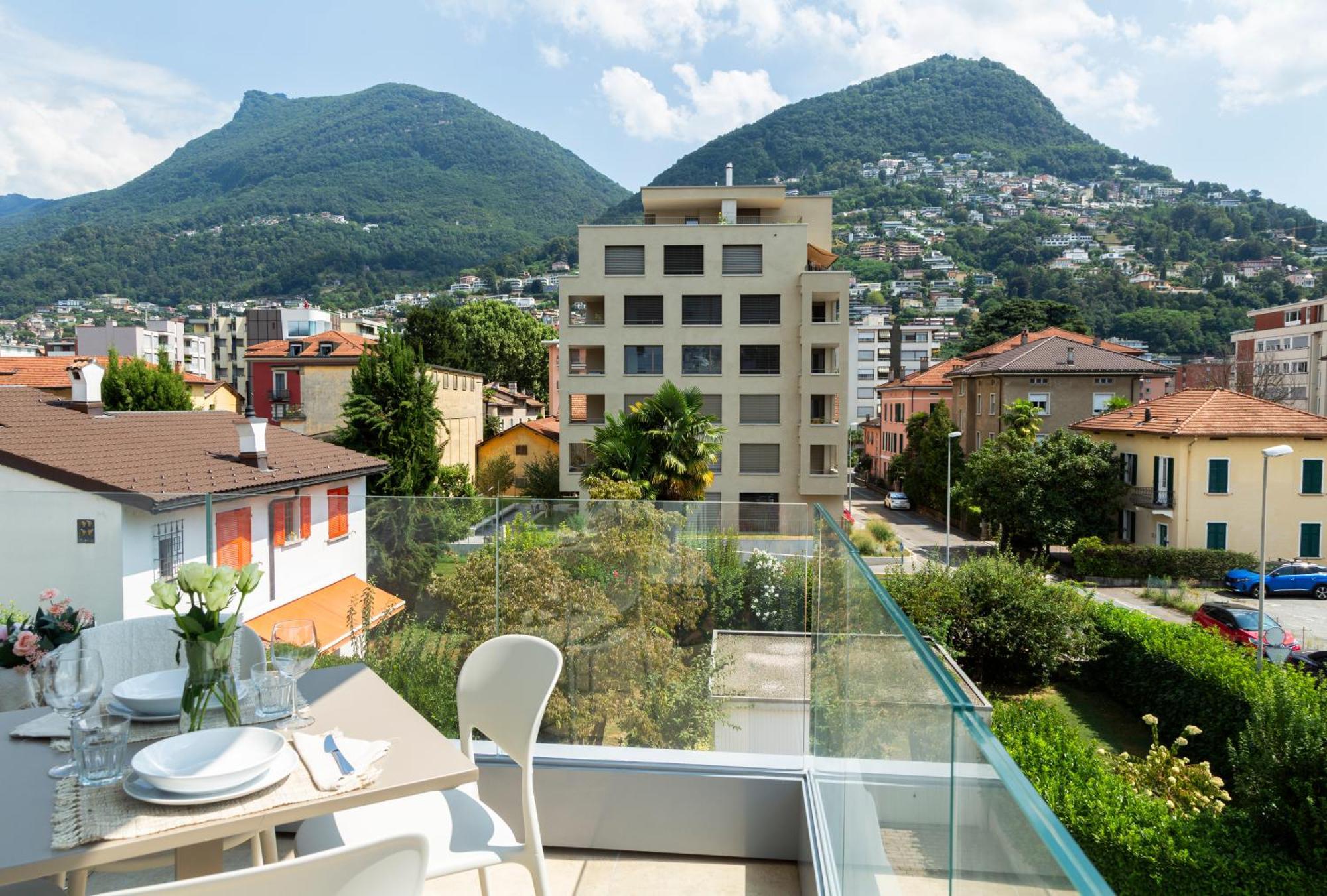 Regalia Suites - Free Parking Lugano Exteriör bild