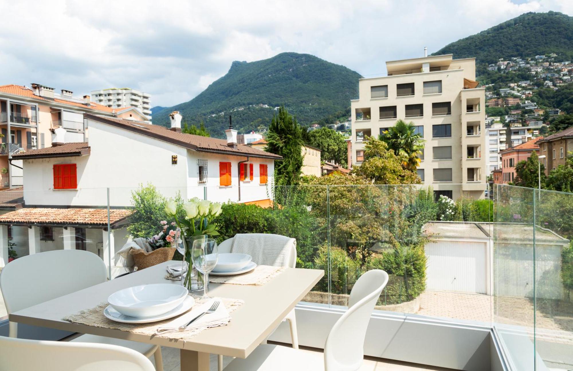 Regalia Suites - Free Parking Lugano Rum bild